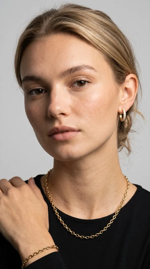 Rendered Fits jewellery try-on result